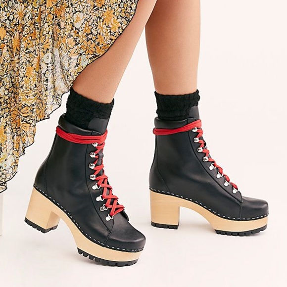 Swedish Hasbeens Shoes - Swedish Hasbeens Monterey Clog Hiking Boots 39
